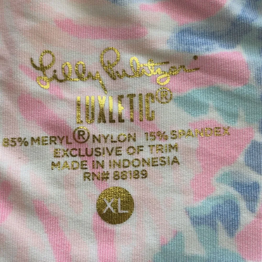 Lilly Pulitzer Convertible Rash Guard Top Mini Dress Sz XL Coverup Aquadesiac